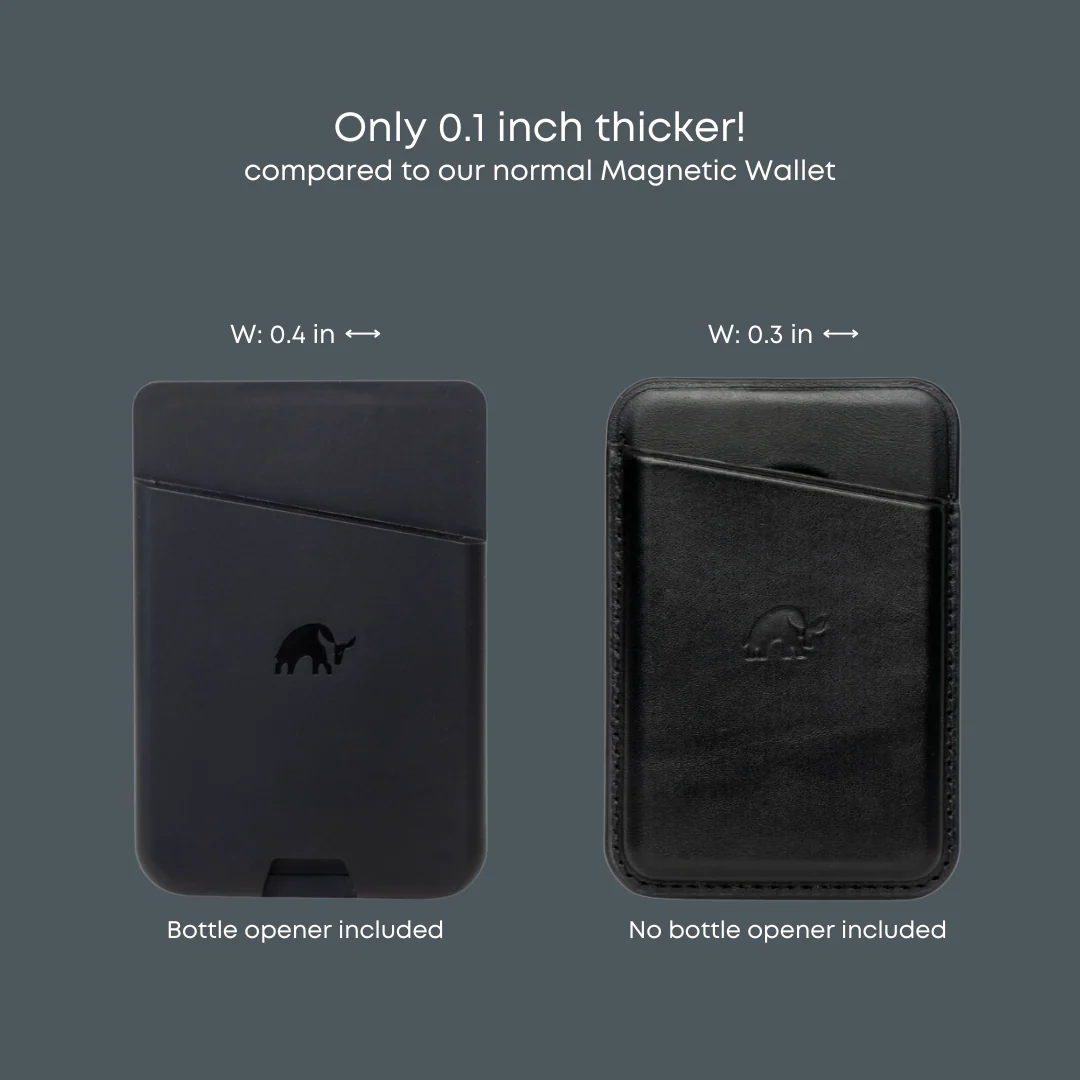 Magnetic Popper Wallet - Non-Leather - Image 3