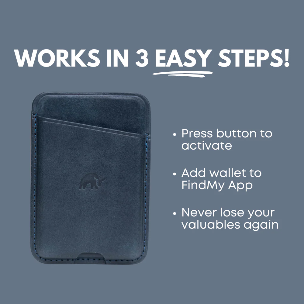 Leather NavSafe Wallet - OCEAN - Image 4