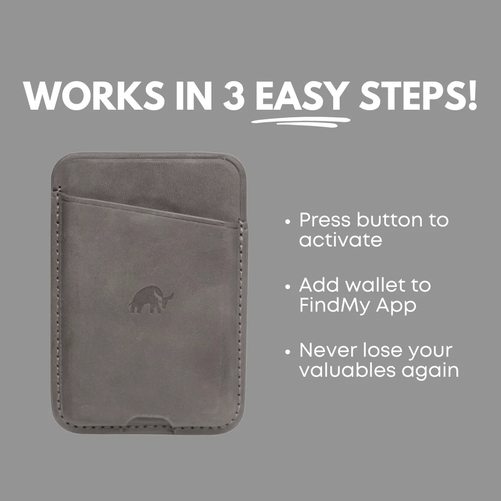 Leather NavSafe Wallet | SLATE - Image 7