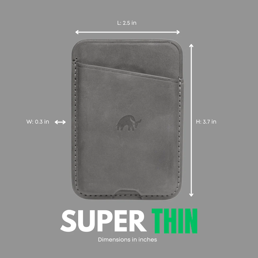 Leather NavSafe Wallet | SLATE - Image 8