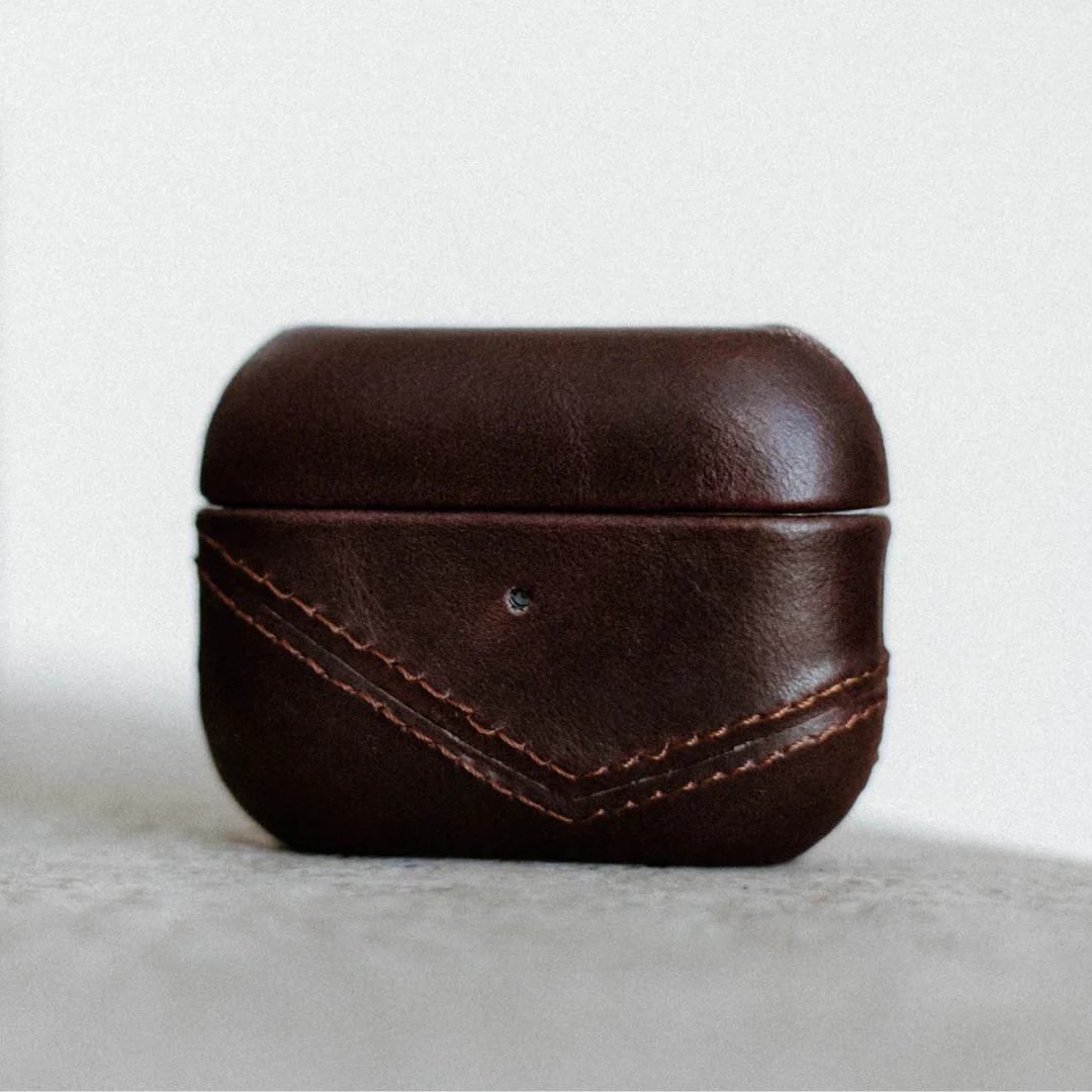 Leather AirPods Cases - BOURBON - Image 3