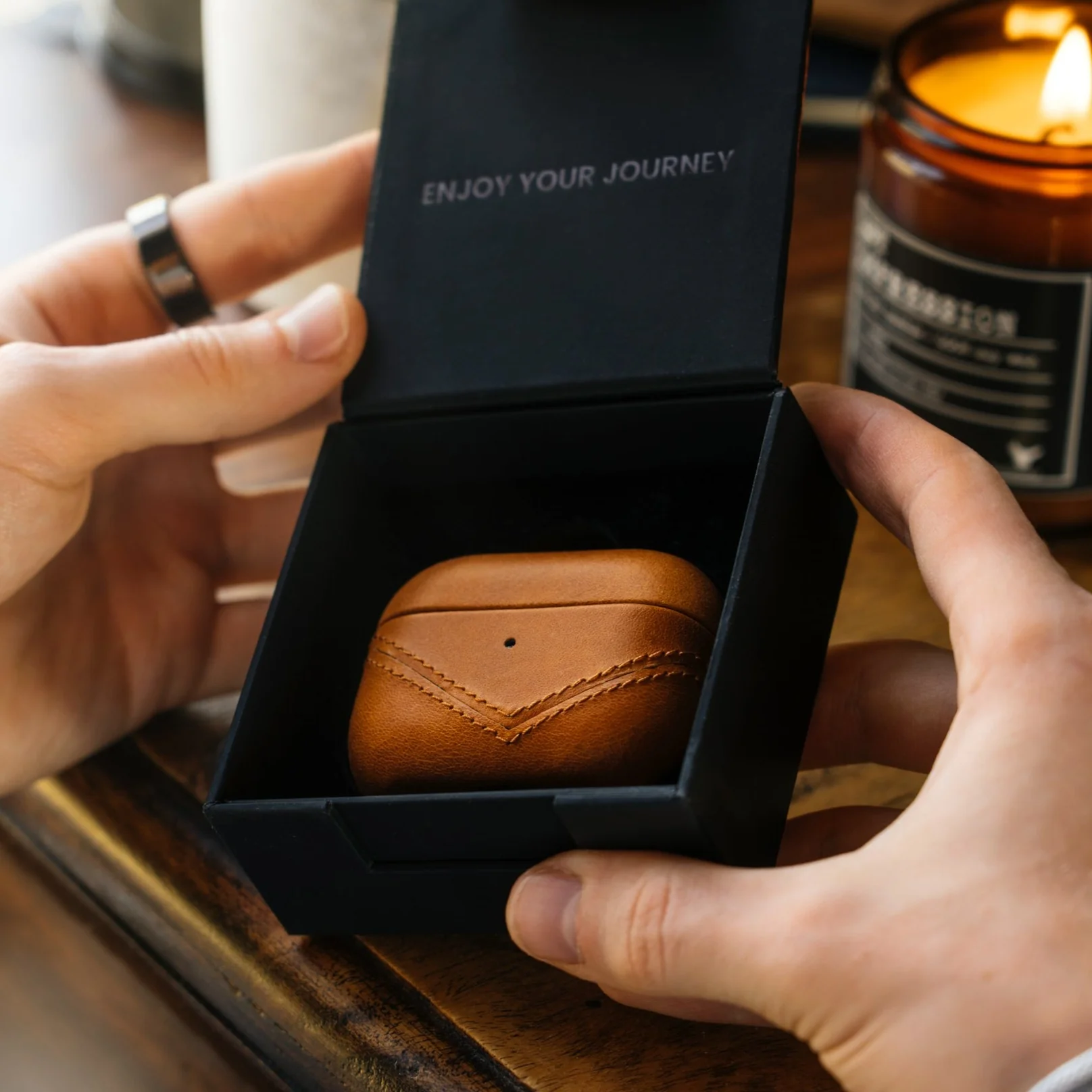 Leather AirPods Cases - SIENNA - Image 13