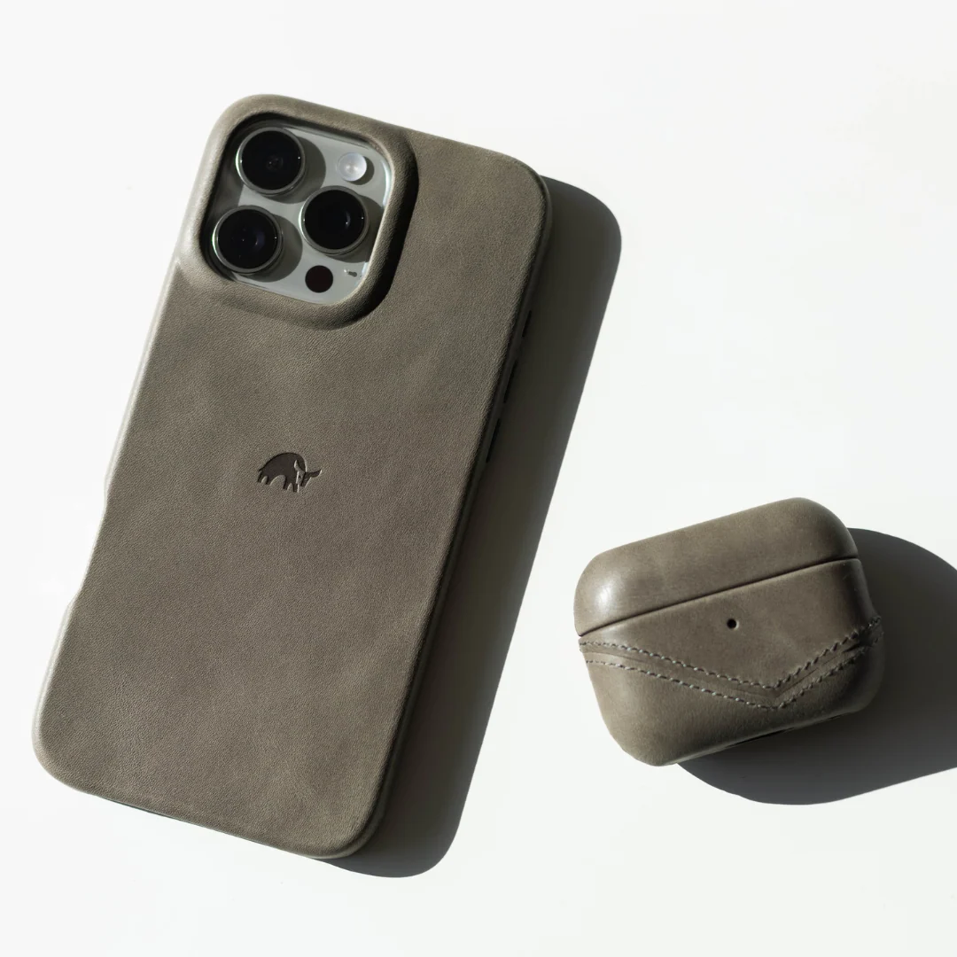 Leather AirPods Cases - SLATE - Image 10