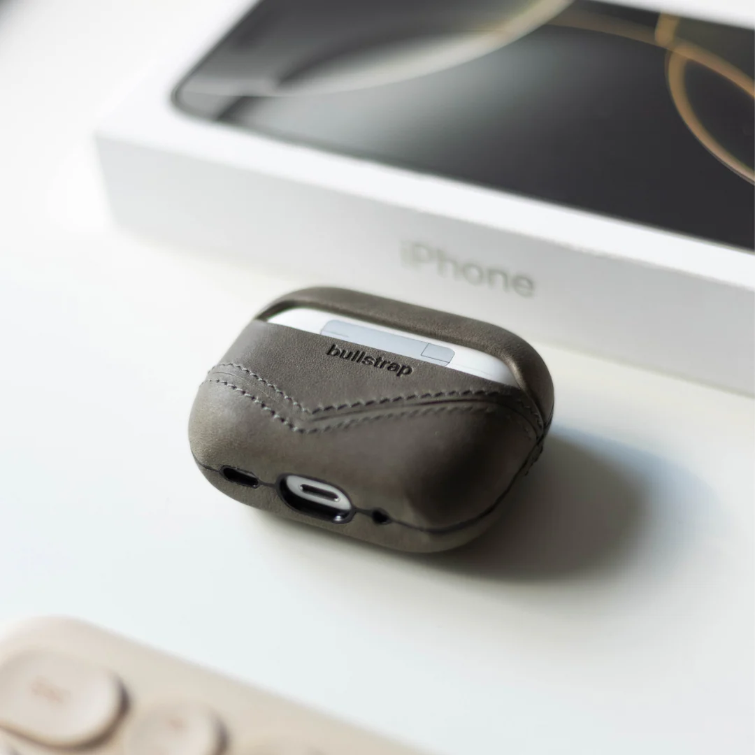 Leather AirPods Cases - SLATE - Image 12