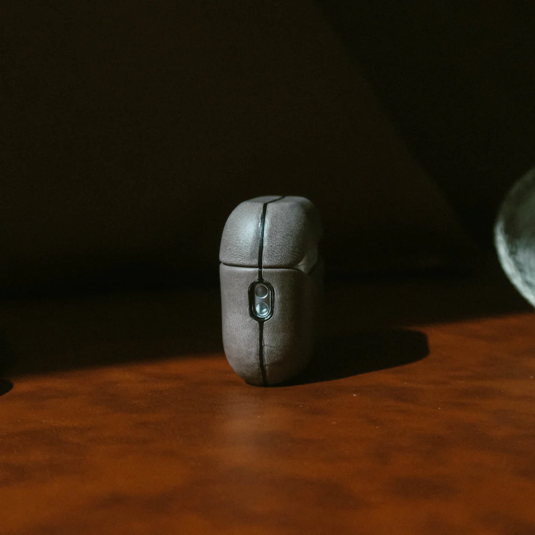 Leather AirPods Cases - SLATE - Image 6