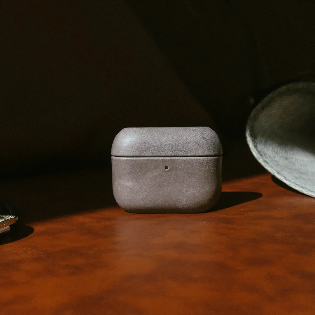 Leather AirPods Cases - SLATE - Image 7