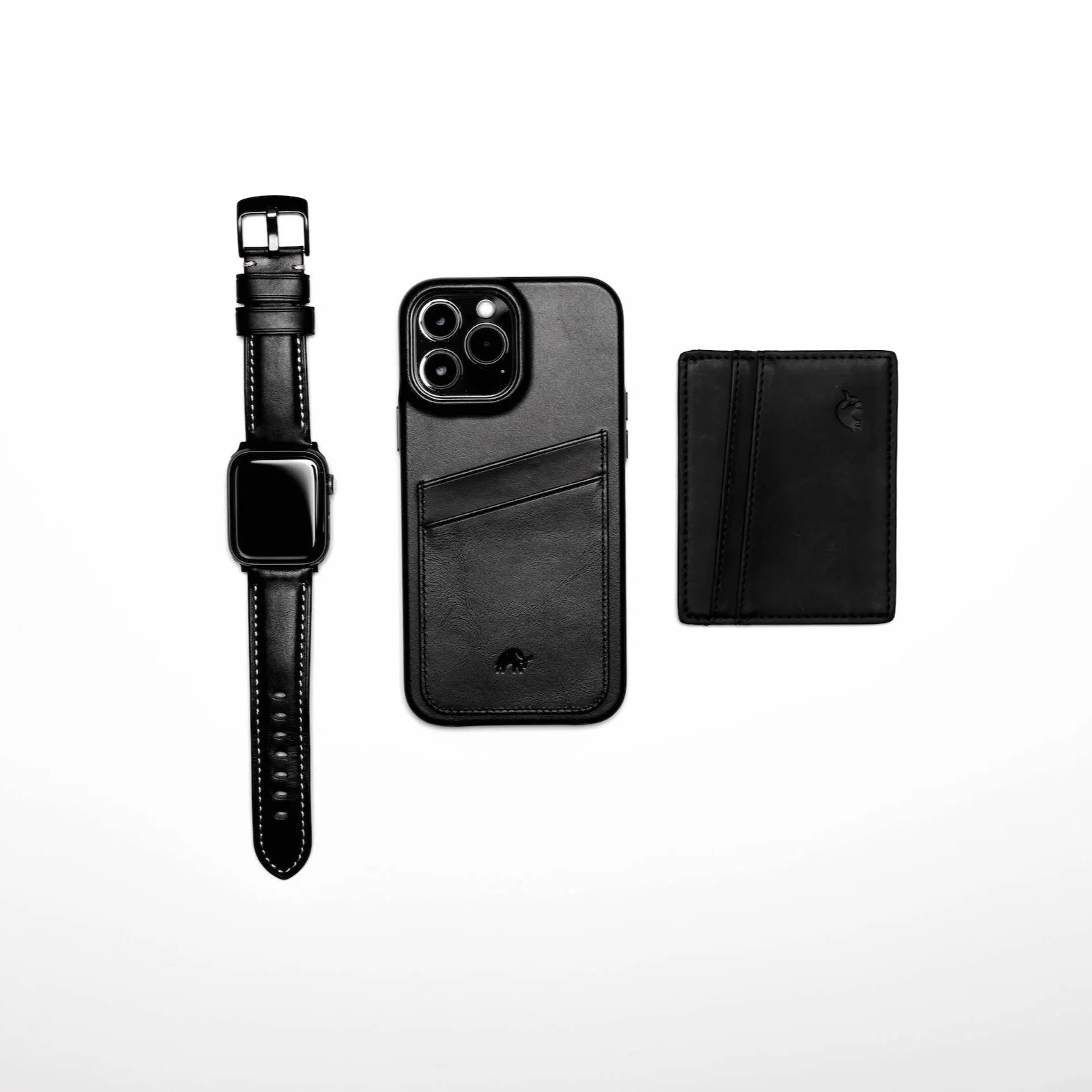 Leather Apple Watch Strap - Black Edition - Image 7