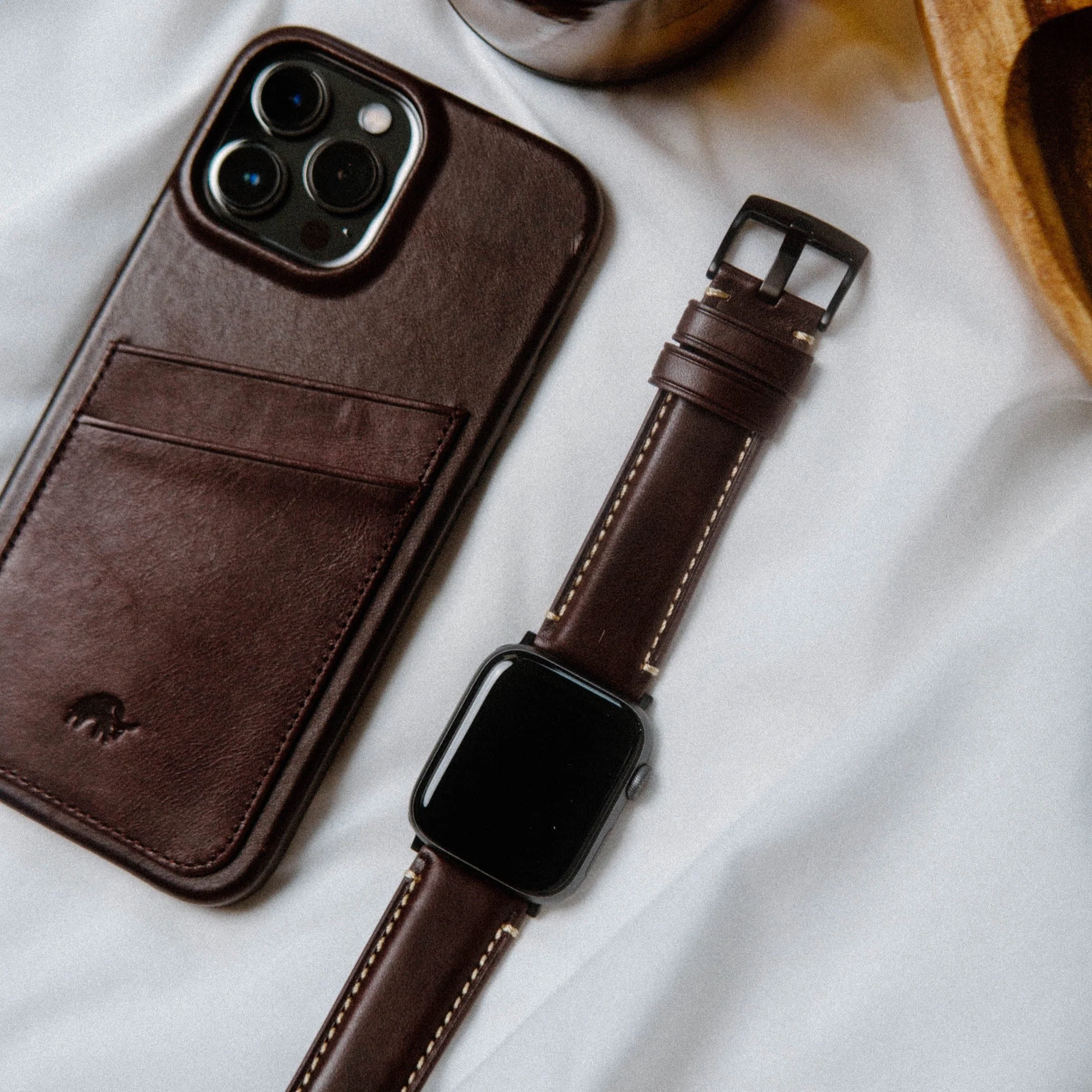 Leather Apple Watch Strap - Bourbon - Image 7
