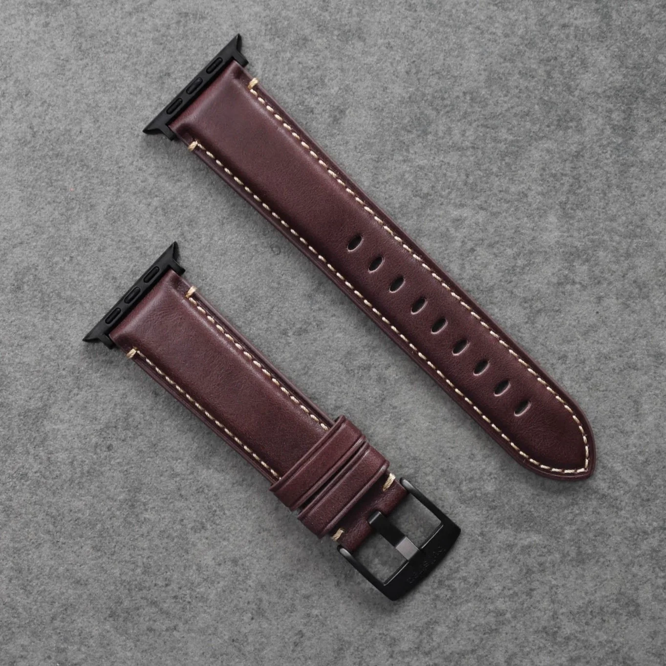 Leather Apple Watch Strap - Bourbon - Image 9