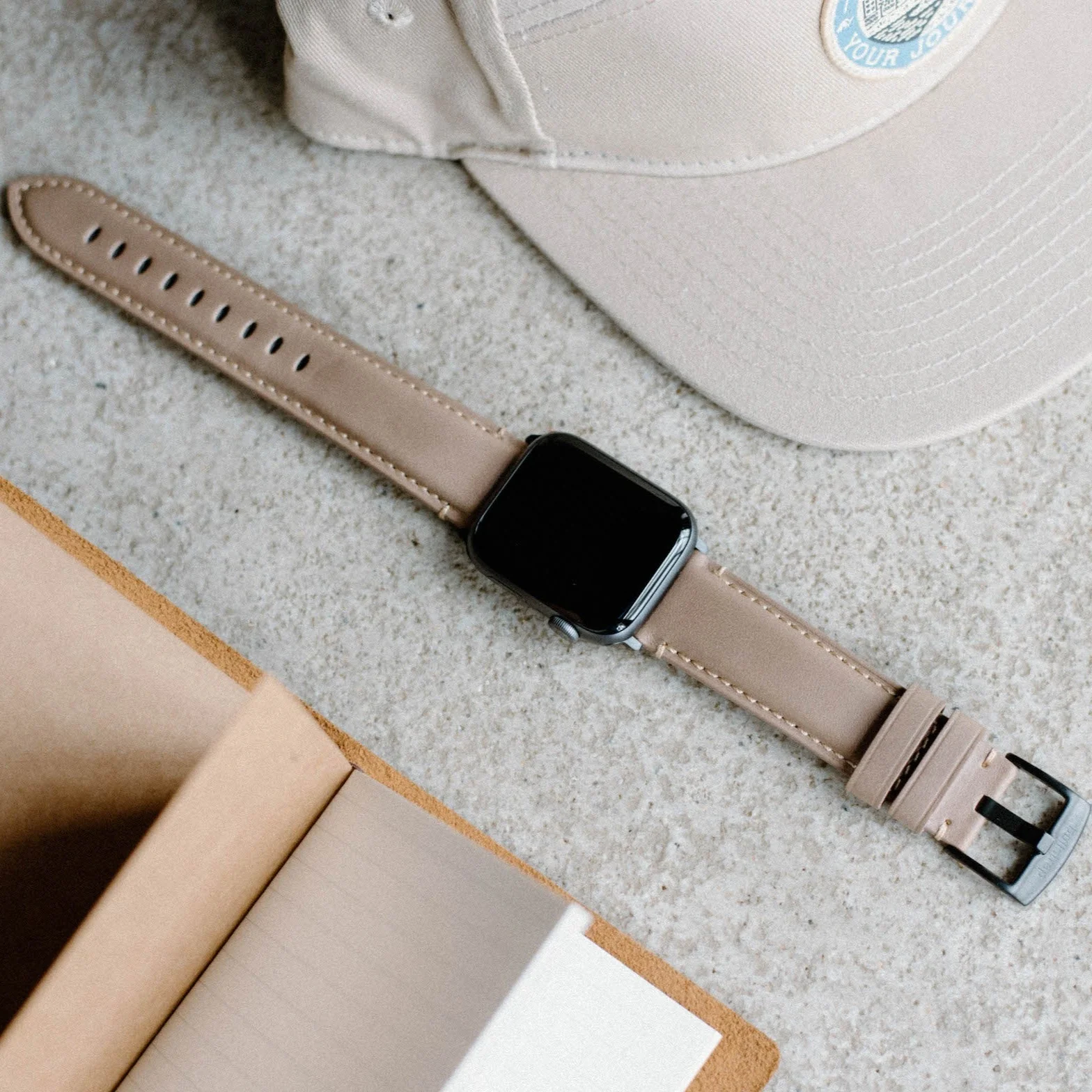 Leather Apple Watch Strap - Dune - Image 8