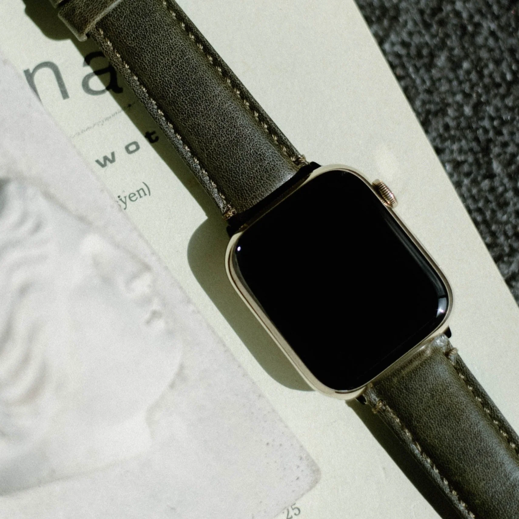 Leather Apple Watch Strap - Maverick - Image 7