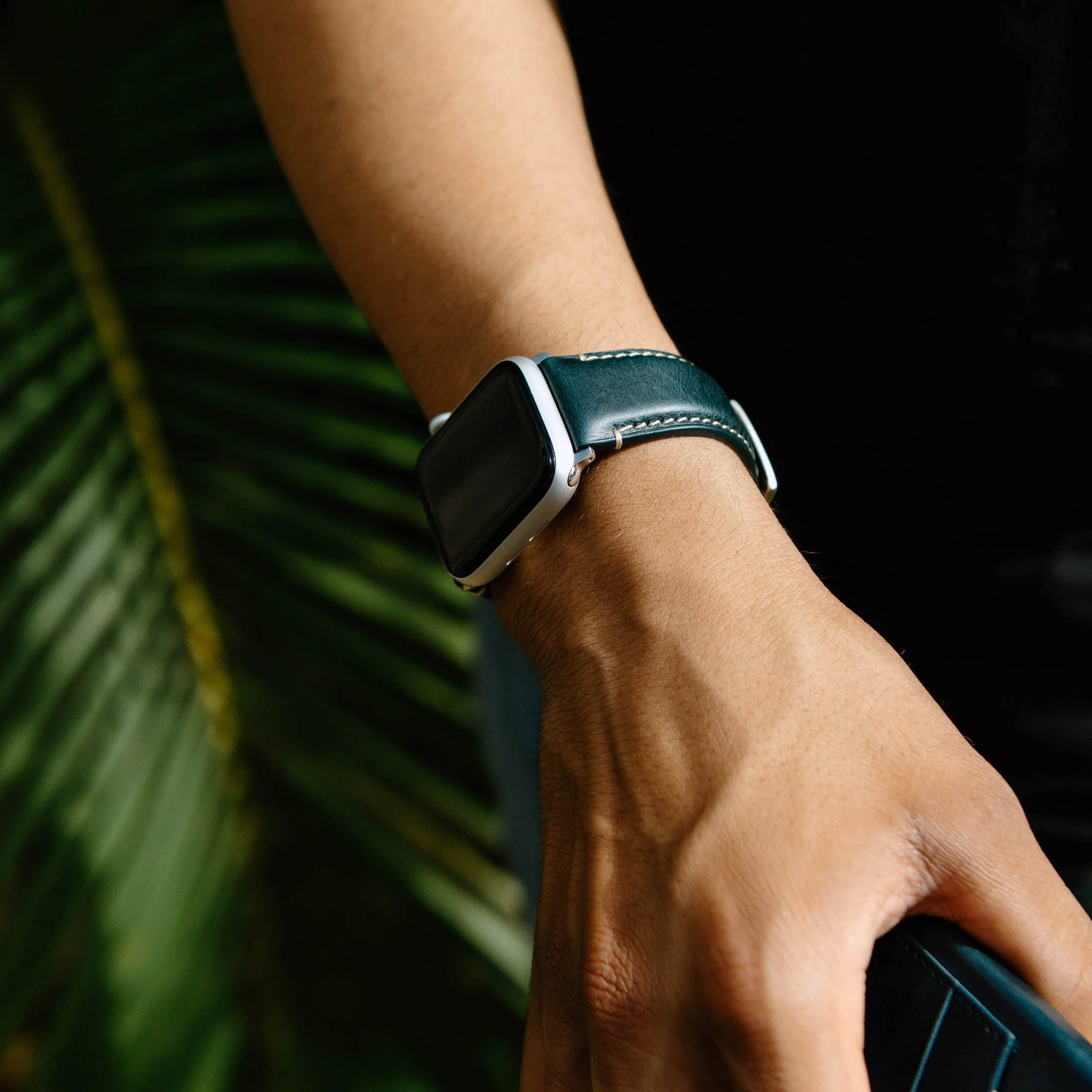 Leather Apple Watch Strap - Ocean - Image 6