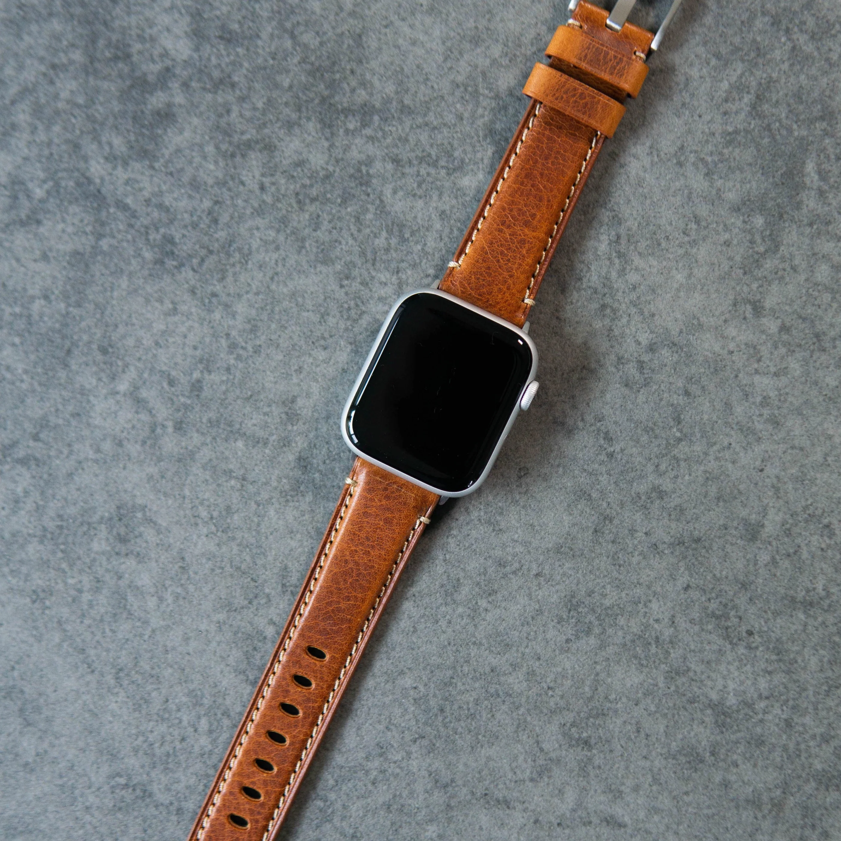 Leather Apple Watch Strap - Sienna - Image 4