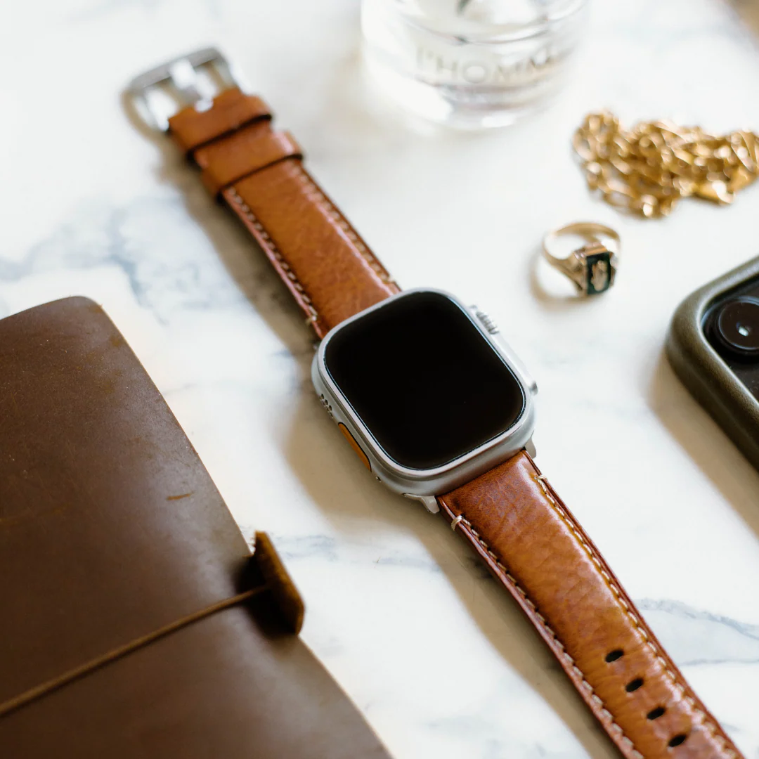 Leather Apple Watch Strap - Sienna - Image 6
