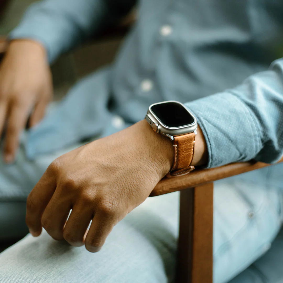 Leather Apple Watch Strap - Sienna - Image 8