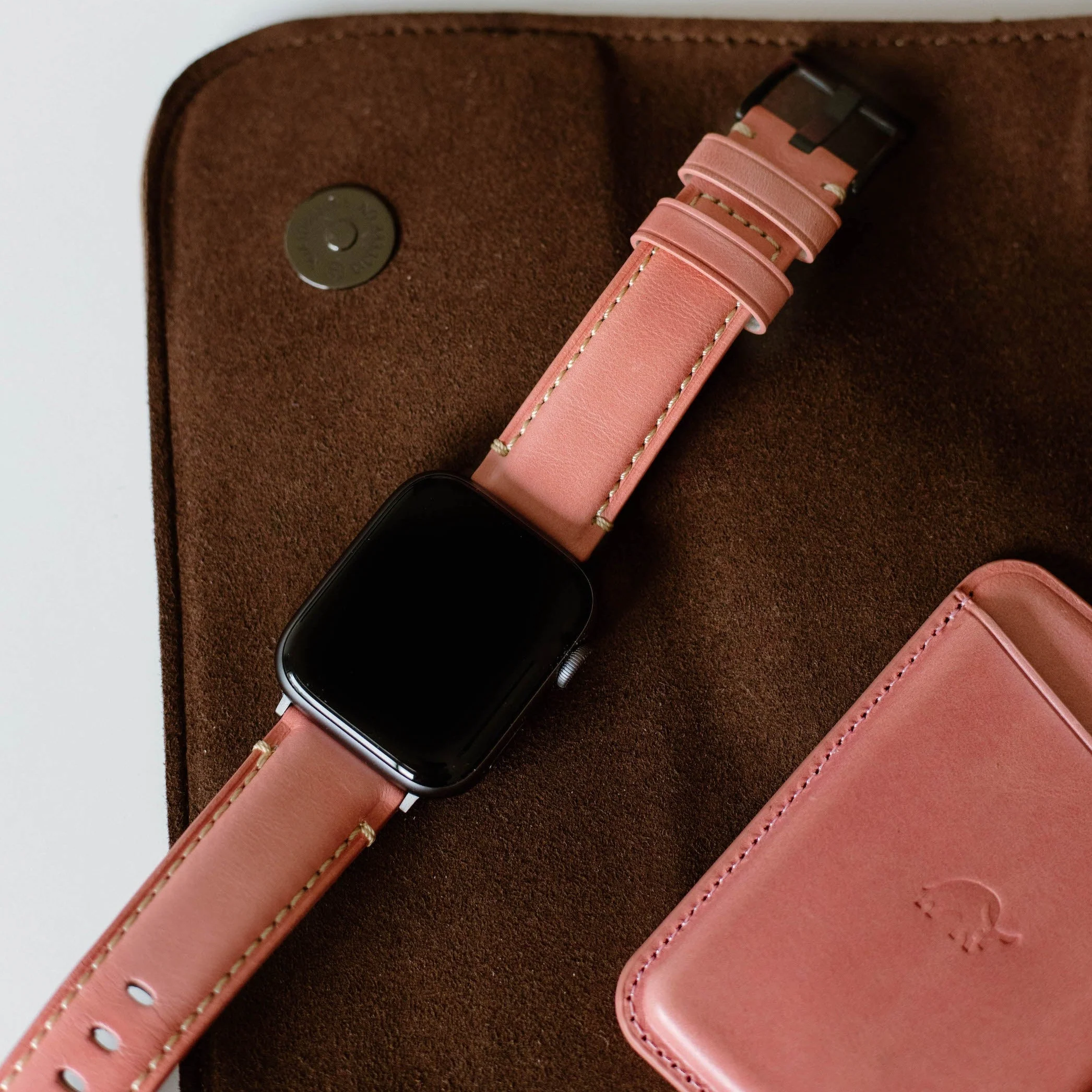 Leather Apple Watch Strap - South Beach - Image 6