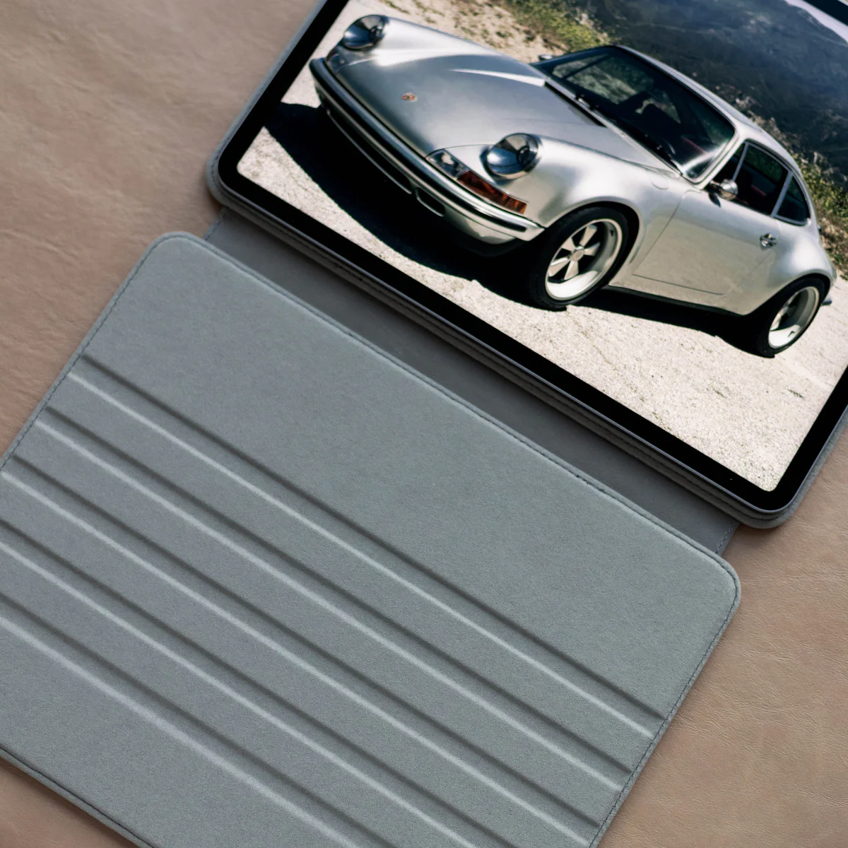 Leather iPad Case - Slate - Image 7