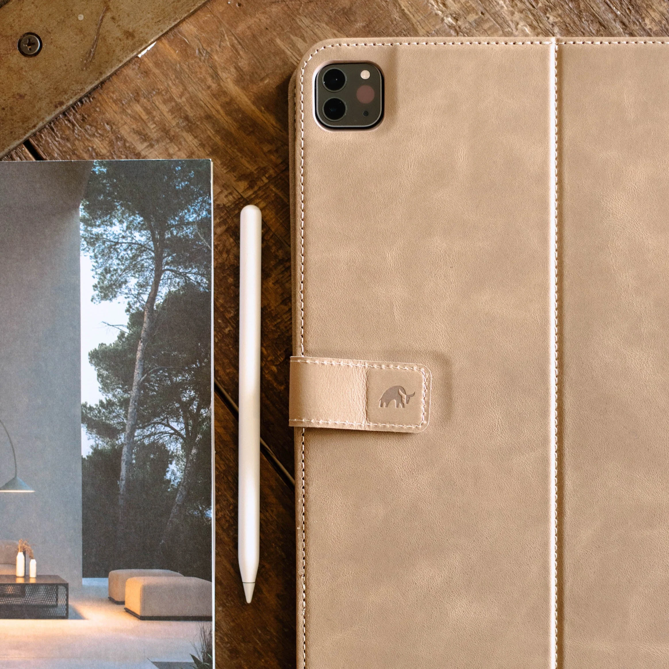 Leather iPad Case - Dune - Image 13