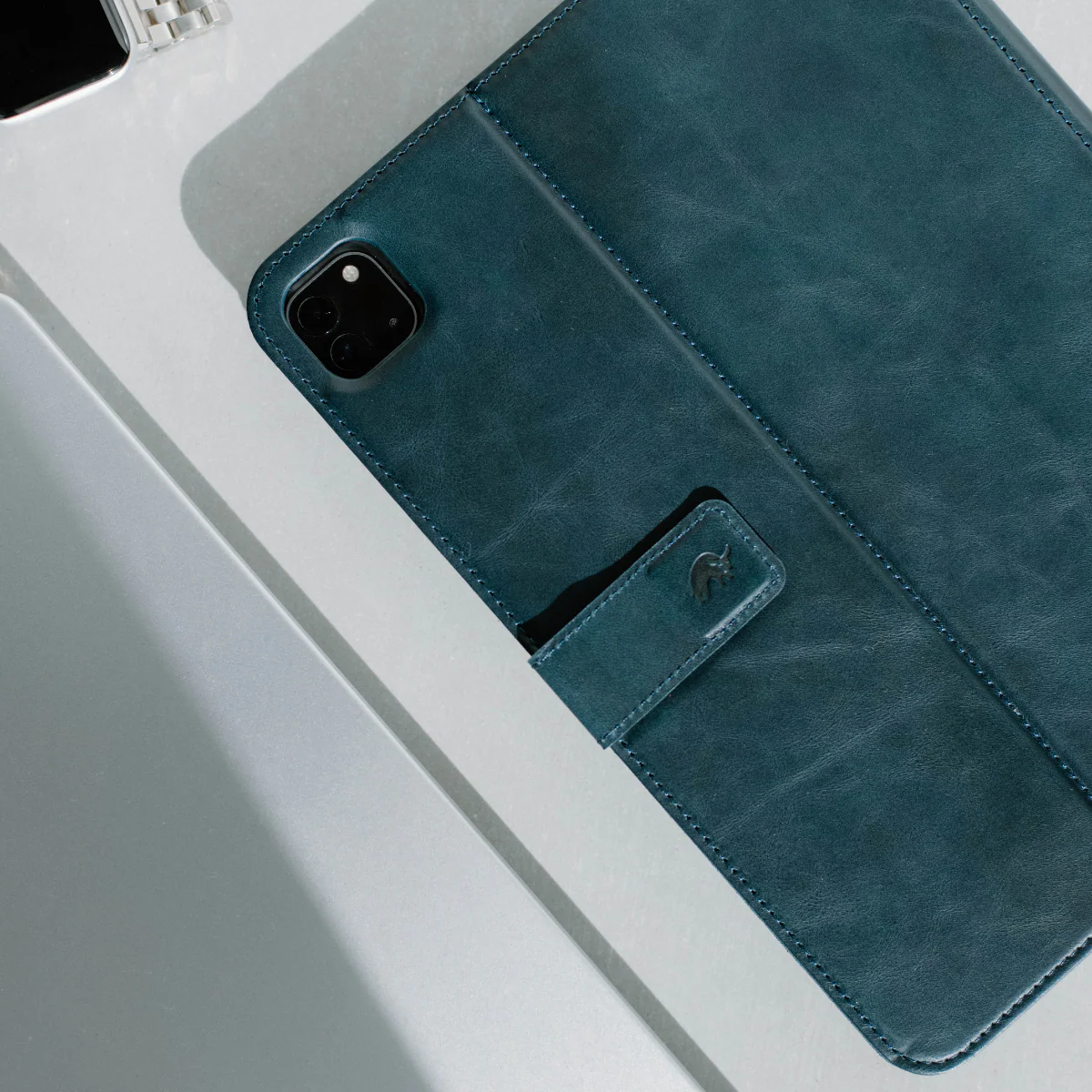 Leather iPad Case - Ocean - Image 8