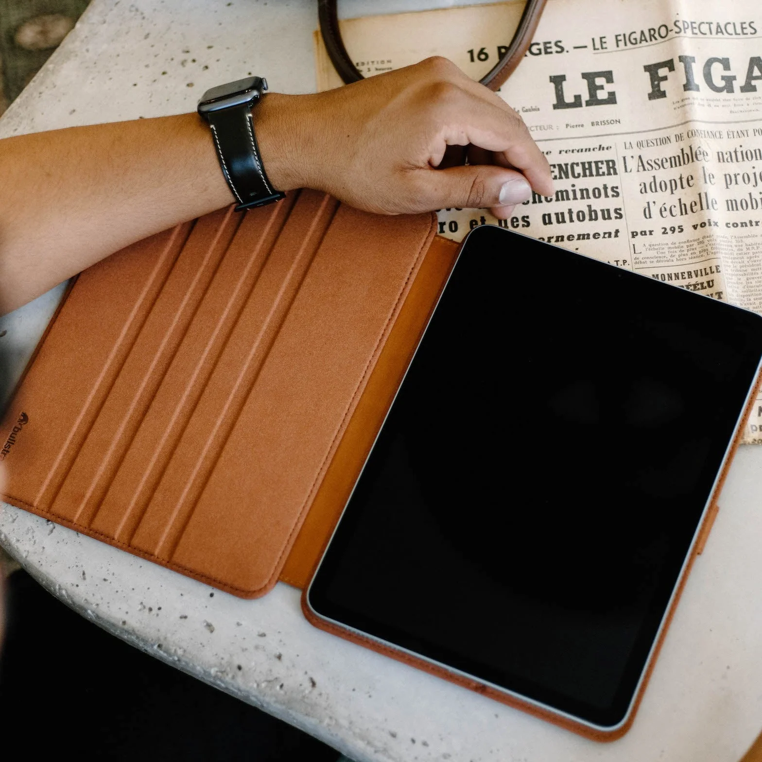 Leather iPad Case - Sienna - Image 14