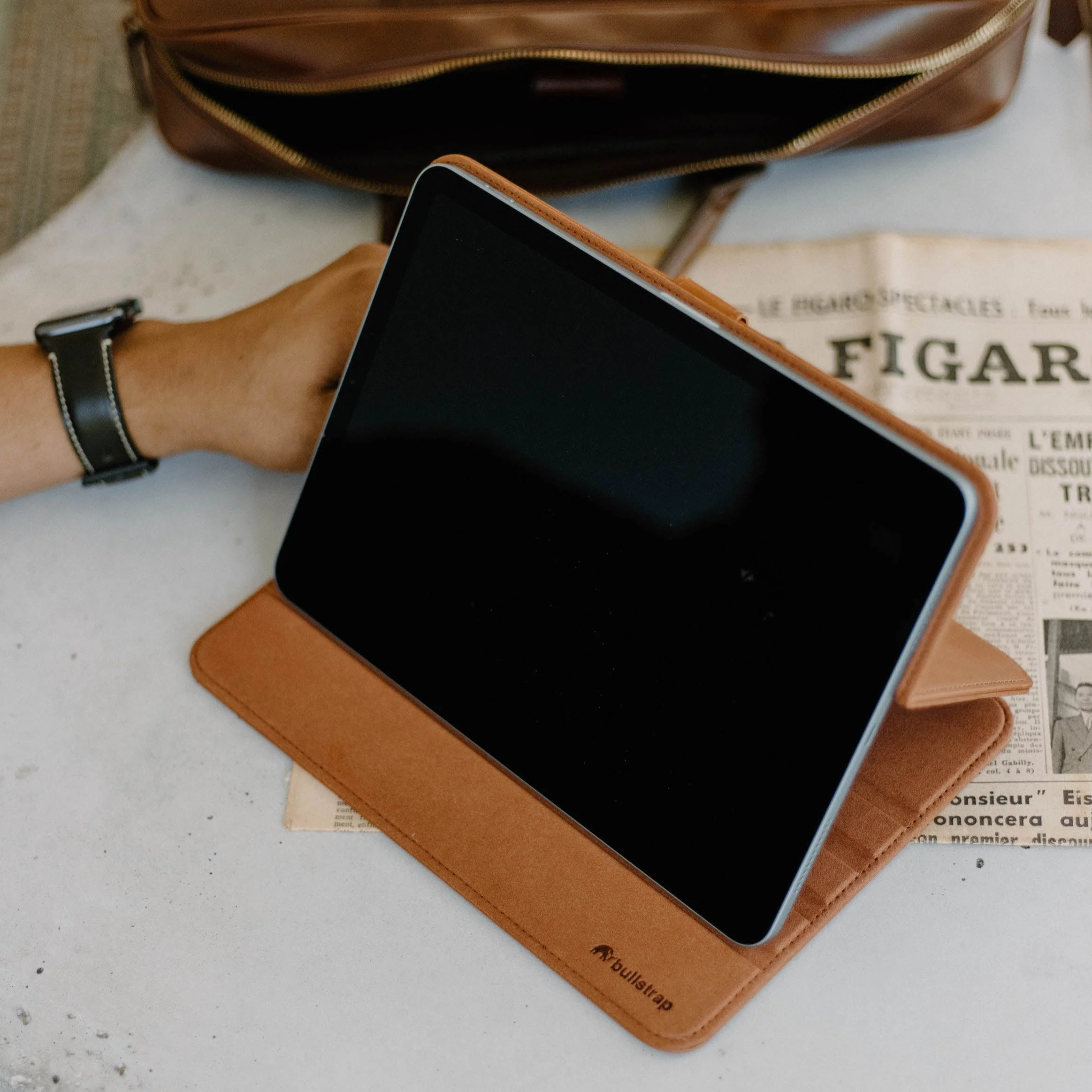 Leather iPad Case - Sienna - Image 16