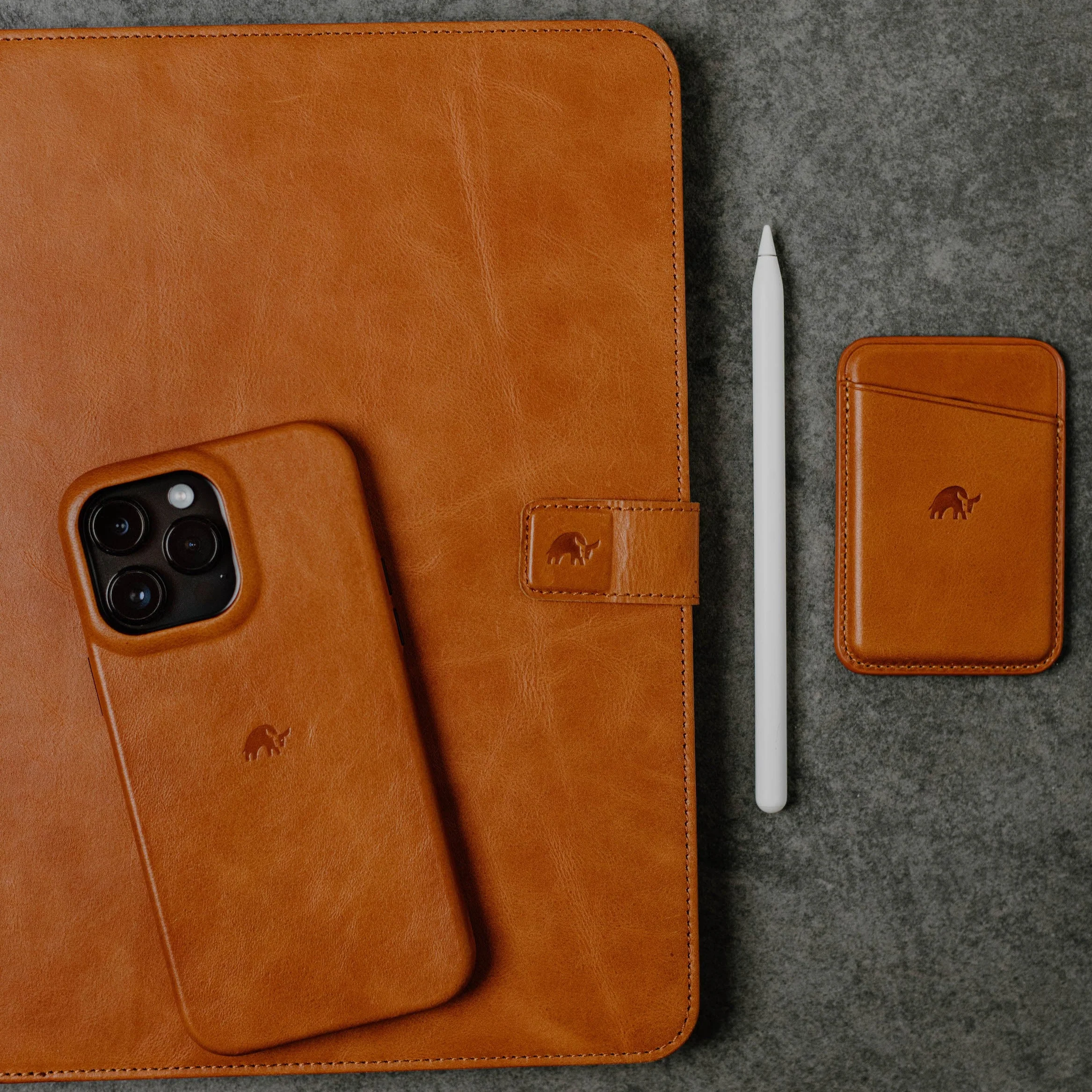 Leather iPad Case - Sienna - Image 6