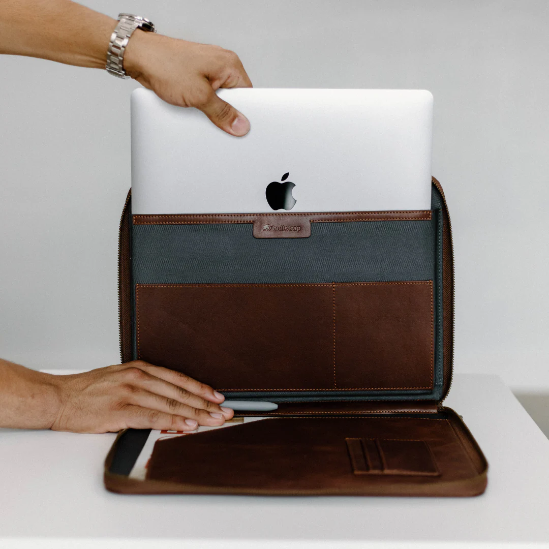 Leather MacBook Sleeve - Terra - Image 5