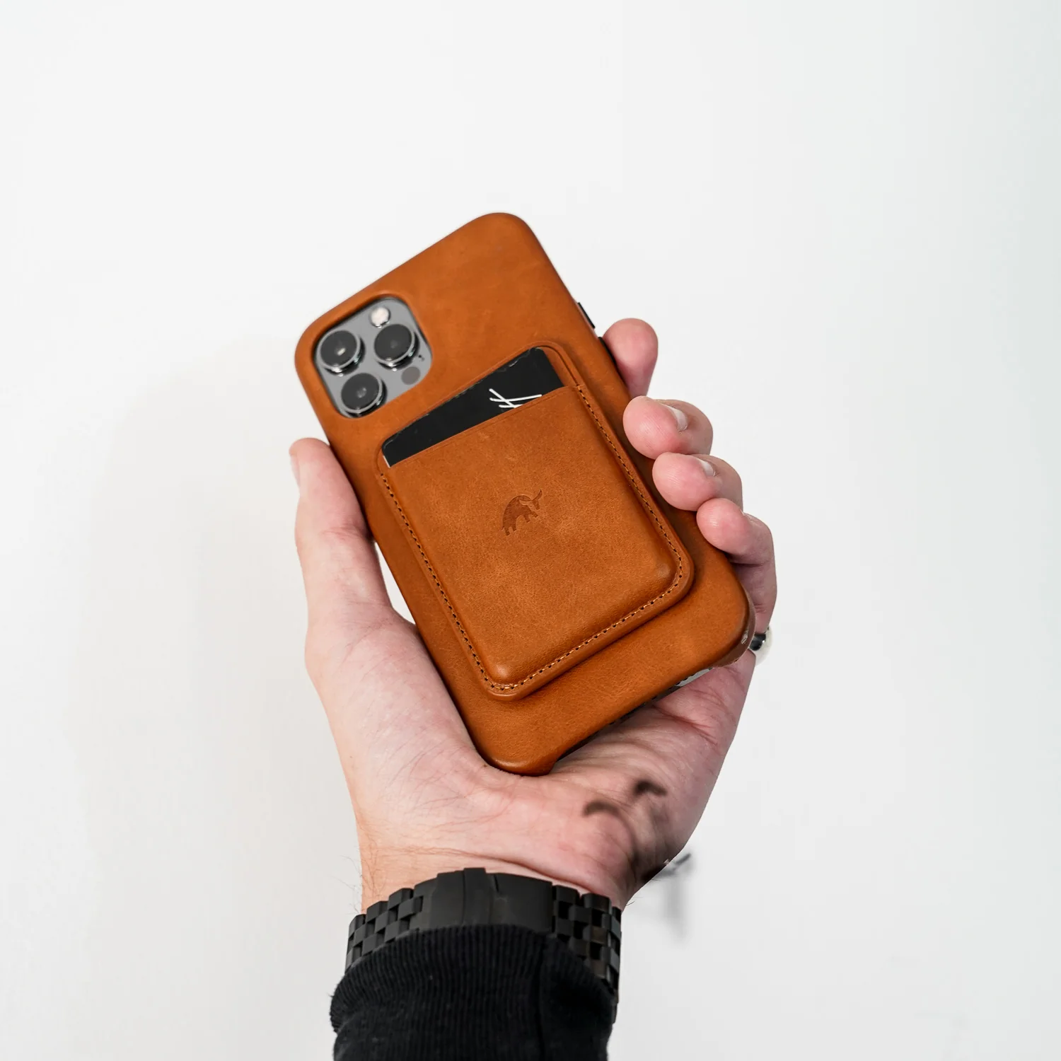 Leather Magnetic Wallet - SIENNA - Image 10