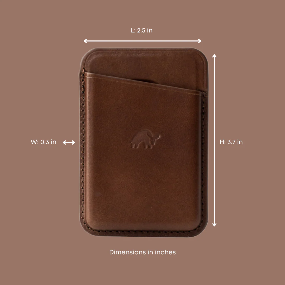 Leather Magnetic Wallet - Terra - Image 5