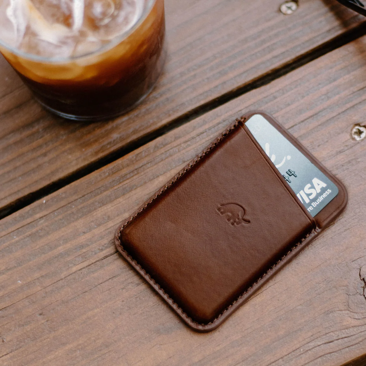 Leather Magnetic Wallet - Terra - Image 7
