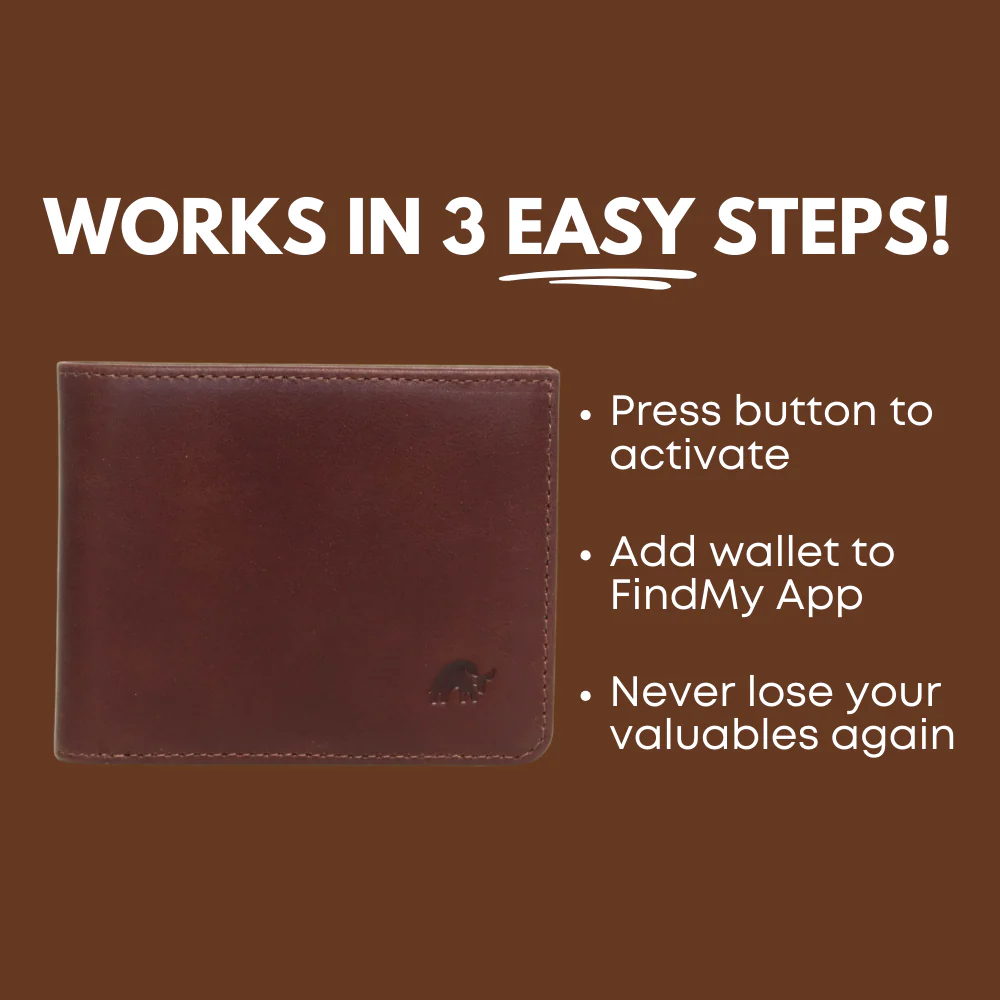 Leather Nav Bifold Wallet - TERRA - Image 9