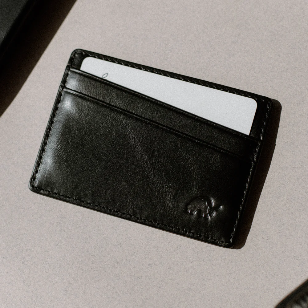 Leather Nav Card Holder - BLACK EDITION - Image 4