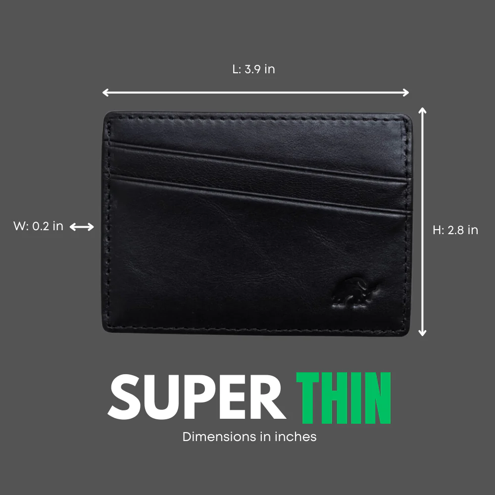 Leather Nav Card Holder - BLACK EDITION - Image 6