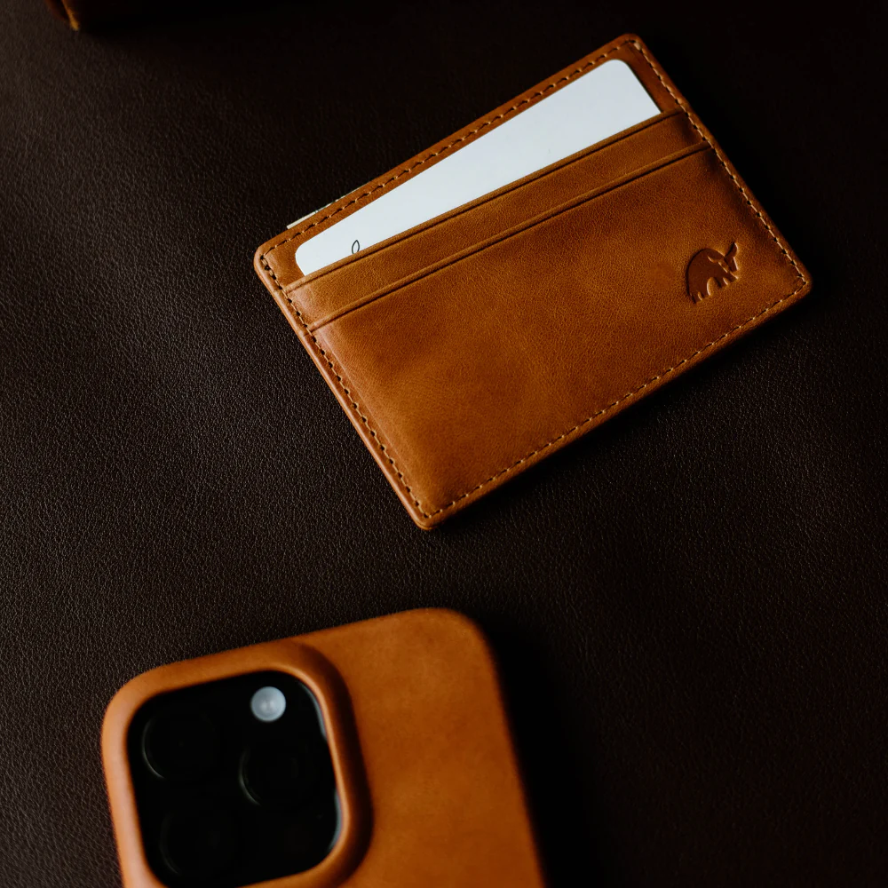 Leather Nav Card Holder - SIENNA - Image 7