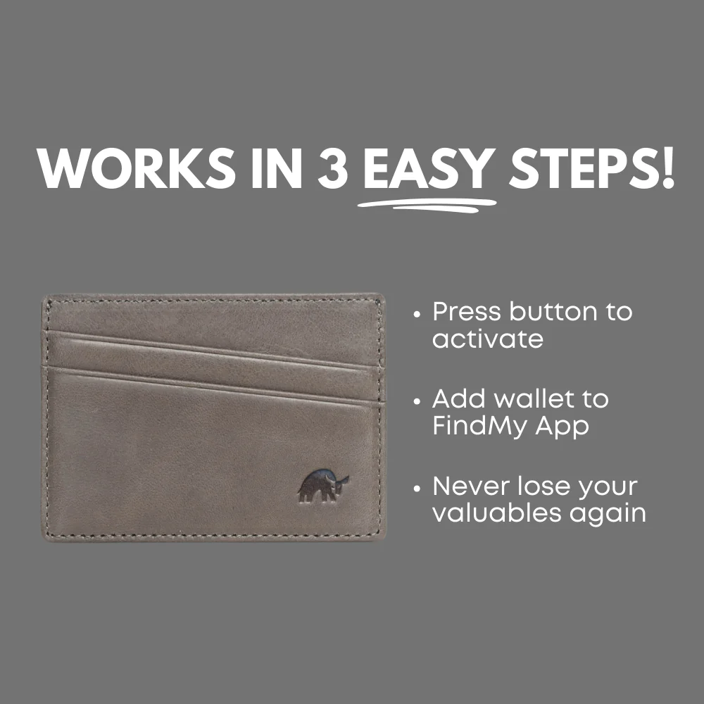 Leather Nav Card Holder - SLATE - Image 8
