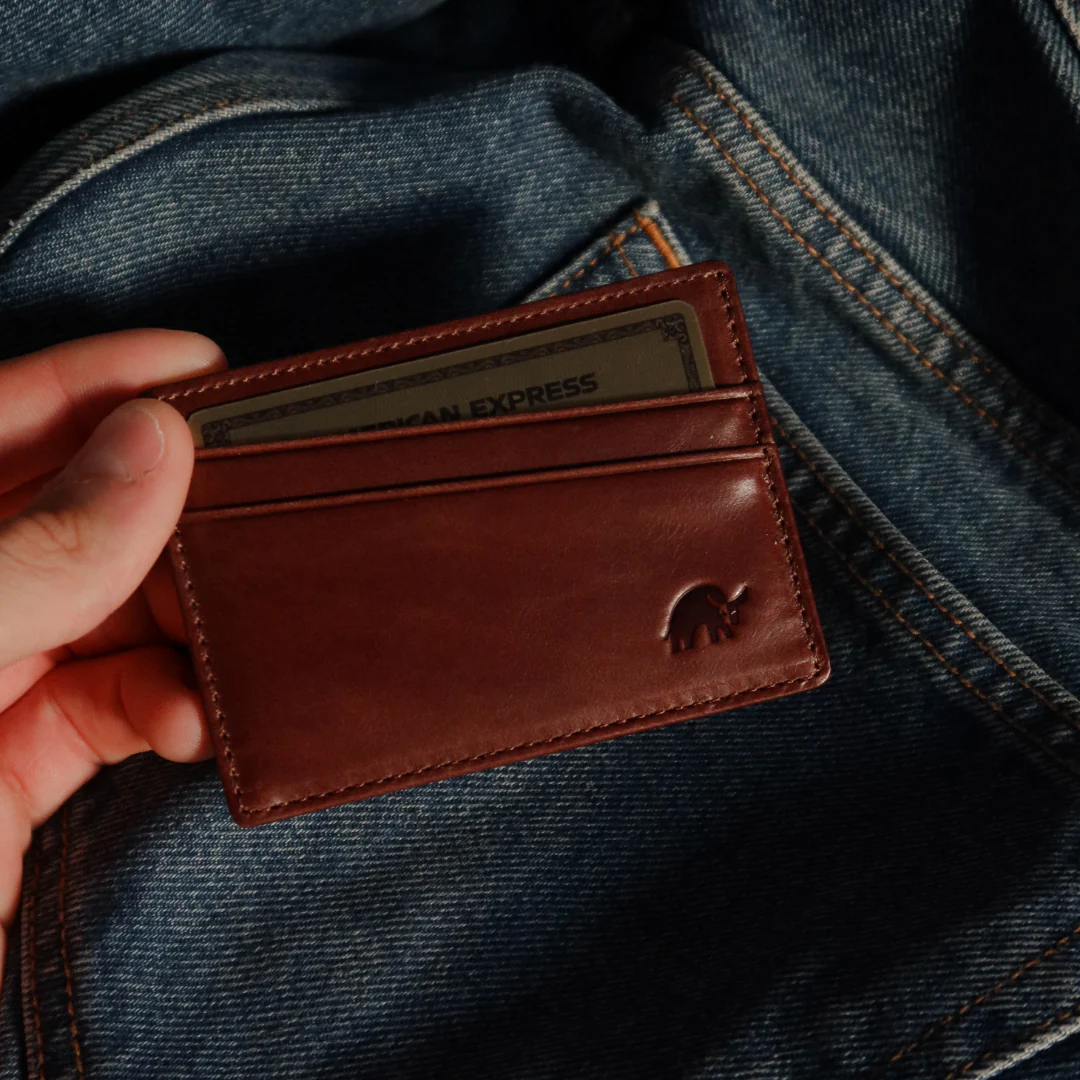 Leather Nav Card Holder - TERRA - Image 3
