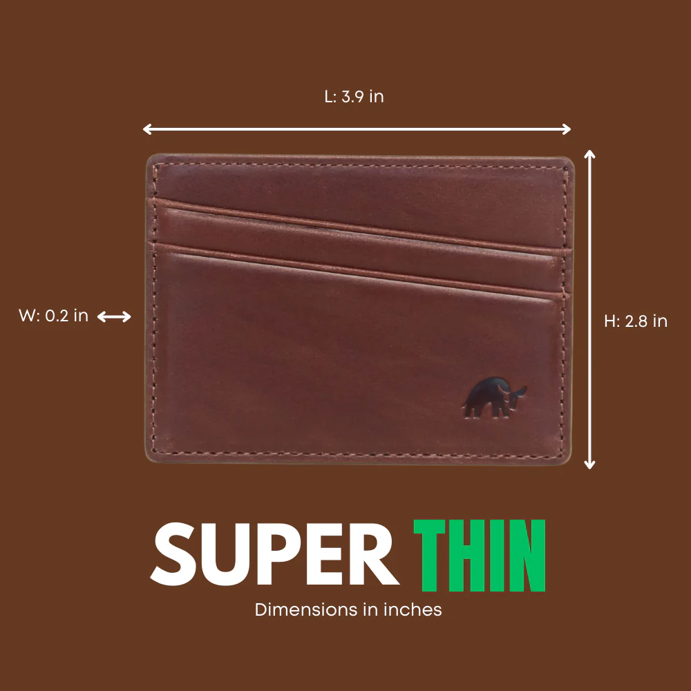 Leather Nav Card Holder - TERRA - Image 4