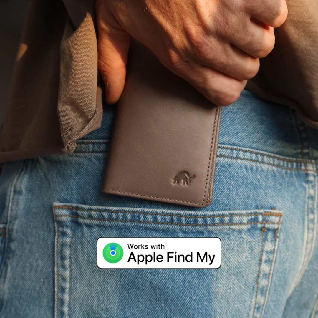 Leather Nav Messenger Wallet - SLATE - Image 2