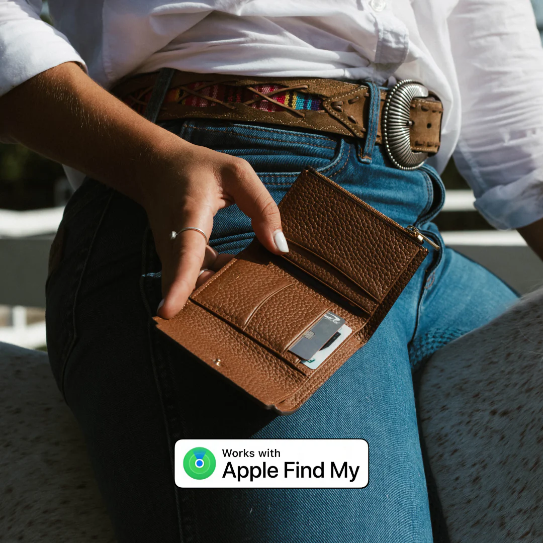 The Haven Trackable Wallet  - Saddle - Image 10