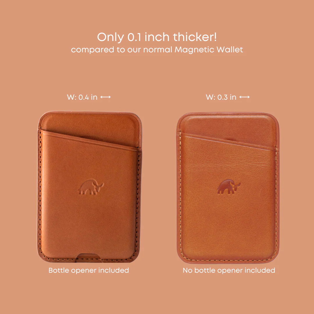 Magnetic Popper Wallet - SIENNA - Image 4